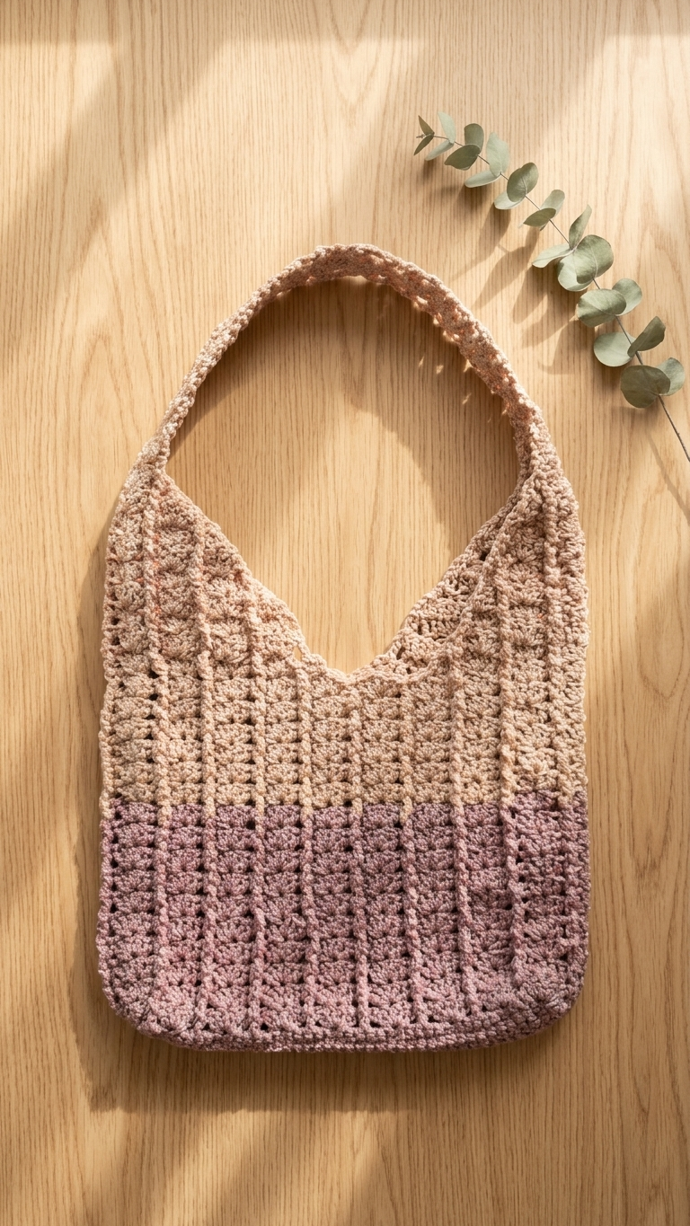 Dusty Rose Hobo Bag